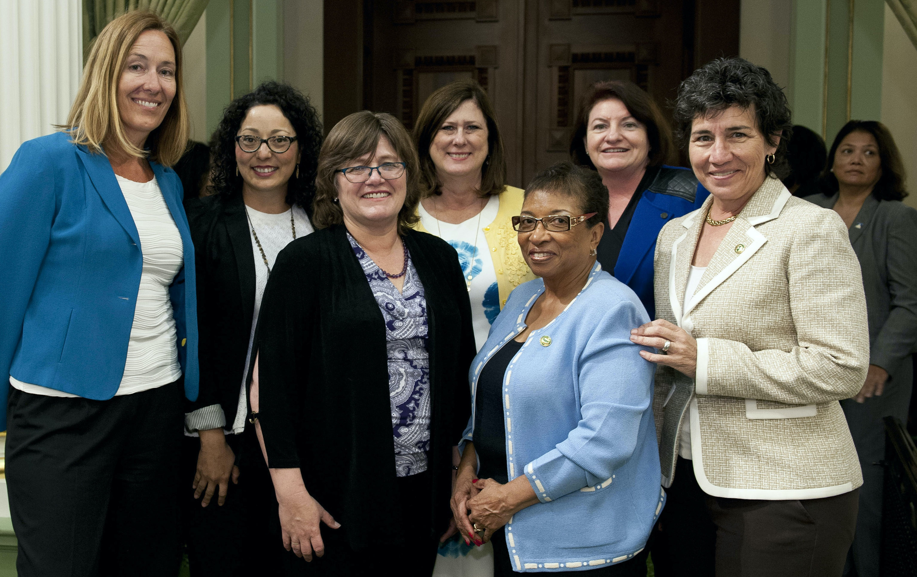Meeting with the California State Assembly’s Legislative Women’s Caucus in Sacramento. Photo courtesy of Lucy Jones