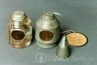Unidentified early fuze (1943) and plastic model, tagged “Reject.”