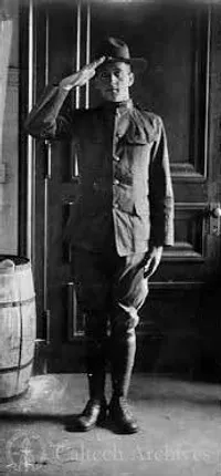 D. E. Lancefield in uniform