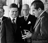 President Richard Nixon and Robert R. Wilson