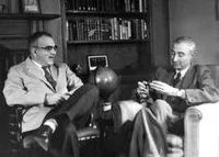 Wes Hershey and J. Robert Oppenheimer