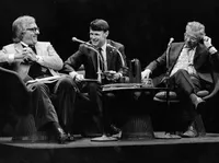 Ray Bradbury, Bruce Murray and Fred Hoyle