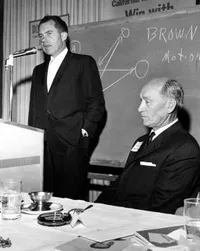 Arnold Beckman with Richard Nixon