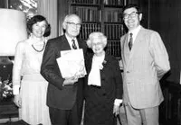 Harry and Shirley Gray with Arnold and Mabel Beckman