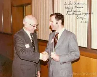 Arnold Beckman with George Deukmejian