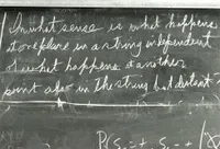 Richard Feynman’s blackboard at the time of his death
