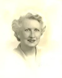 Mabel Beckman, formal portrait