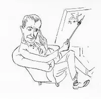 Max Delbruck caricature