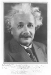 Einstein portrait with inscription to R.C. Tolman