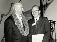 Linus Pauling with Edward W. Hughes