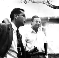 Richard Feynman and Murray Gell-Mann