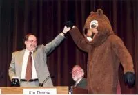 David Baltimore, Kip Thorne and the Caltech mascot