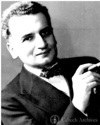 Theodore von Karman holding a cigar