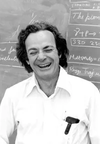 Richard Feynman laughing