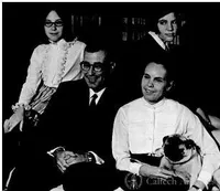 Harold and Colleen Brown with family