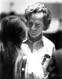 Richard Feynman talking with a student at Cal State Long Beach