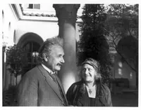 Albert and Elsa Einstein at the Athenaeum