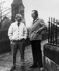 Richard Feynman and Frederick Hoyle