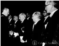 Max Delbruck at Nobel ceremony