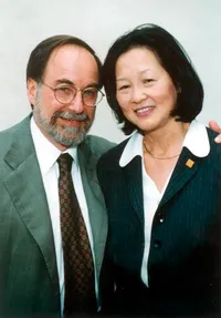 Dr. David Baltimore and his wife, Dr. Alice Huang