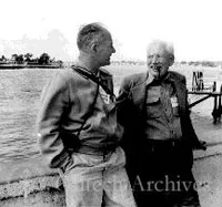 George Beadle and Alfred Sturtevant at Corona del Mar