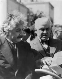 Einstein and Robert Millikan