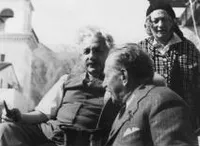 Albert and Elsa Einstein with Samuel Untermeyer