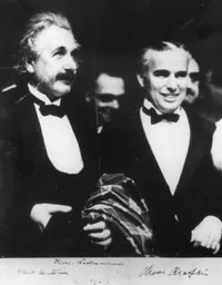 Einstein with Charlie Chaplin