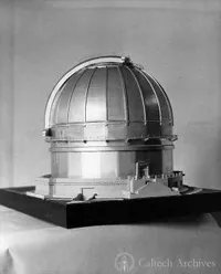 Scale model of Palomar dome