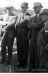 Russell W. Porter and a group of gentlemen at Palomar