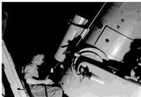 Josef Johnson at the 18″ Schmidt telescope