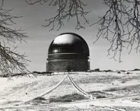 200″ dome as seen in winter