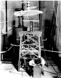 Charles C. Lauritsen and R. D. Bennett in high volts lab