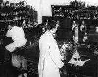 Early chemistry lab at Caltech