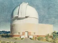 Artist’s rendering for 60″ telescope, the Mayer dome, at Palomar