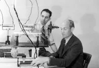 Beckman and McCullough with magneto-optic apparatus