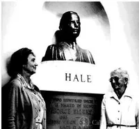 Bust of George E. Hale in 200″ dome