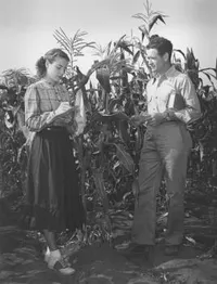 Herschell Roman and Victoria Rodekohr at the Arcadia Farm