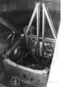 Construction view of the 200′ telescope