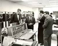 Group in Willis H. Booth Computing Center