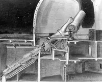 Cutaway diagram of the 60″ photometric telescope building at Palomar Observatory