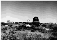 View from north showing 200″ and 18″ Schmidt domes