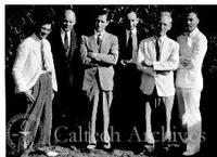 Jack Schultz, Ernest Anderson, Arie Haagen-Smit, Albert Tyler A. H. Sturtevant and Sterling Emerson.