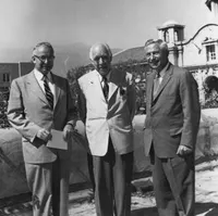 Robert Bacher, Niels Bohr and Lee DuBridge