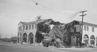 Damage from the Long Beach earthquake