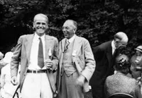 Walter Adams and Dr. Plaskett at Harvard Observatory