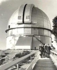 Einstein, Hubble and others at Mt. Wilson