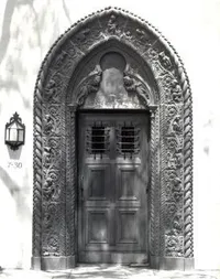 Ricketts House terra-cotta door