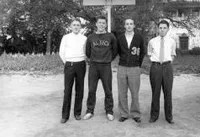 Unidentified group of students