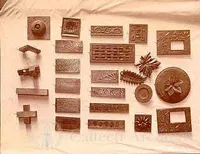Examples of wood craft work done at Throop Polytechnic Institute
